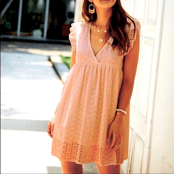 BOHO PINK MINI DRESS - Picture 4 of 6
